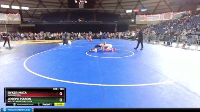 126 lbs 3rd Place Match - Ryker Mata, Washington vs Joseph Mason, Big Cat Wrestling Club