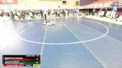 145 lbs Cons. Round 2 - Bronwyn Sadlier, Texas vs Abigale Holtz, Nebraska Wrestling Academy