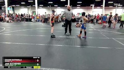 88 lbs Round 5 (8 Team) - Zahan Dotiwala, Kraken vs Jake Bucheimer, Terps Xpress