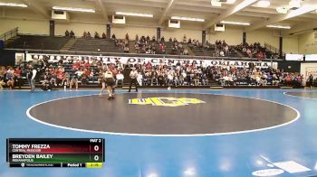 133 lbs Quarterfinal - Breyden Bailey, Indianapolis vs Tommy Frezza, Central Missouri