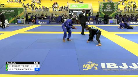 FABIANO DOS SANTOS GUEDES vs JOÃO VITOR DA SILVA OLIVEIRA 2024 Brasileiro Jiu-Jitsu IBJJF