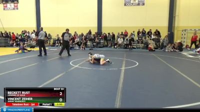 65 lbs Champ. Round 3 - Vincent Zeiher, Amery Warrior`s vs Beckett Rust, Legends Of Gold