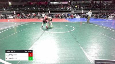 100 lbs Consi Of 8 #1 - Logan Corley, Boonton vs Alex Carroll, Cedar Grove