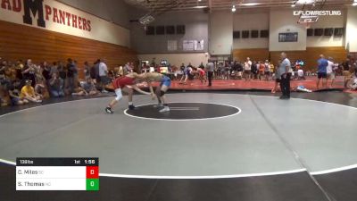 138 lbs Round Of 64 - Carson Miles, Sc vs Seth Thomas, Nc