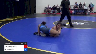 115 lbs Cons 8 #1 - Mia Hargrove, Betterman Elite Wrestling vs Abigail Rivero, Cowboy Wrestling Club