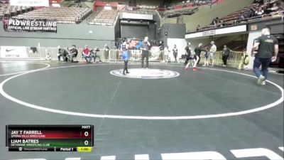 78 lbs Cons. Round 6 - Jay T Farrell, Spring Hills Wrestling vs Liam Batres, Dethrone Wrestling Club