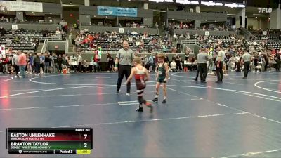 60 lbs Champ. Round 2 - Jameson OConnor, Gretna Youth Wrestling vs Kessiah Liechti, Nebraska Boyz