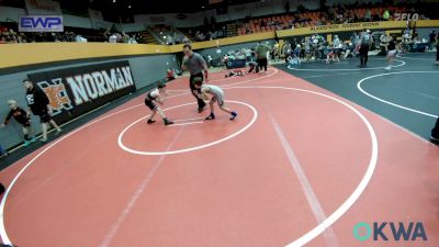 61 lbs Consi Of 8 #2 - Jett Jordan, Deer Creek Wrestling Club vs Walker Diaz, Shelton Wrestling Academy