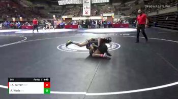 144 lbs Semifinal - Avangeline Turner, Davis Wrestling Club vs AnnMarie Wade, California