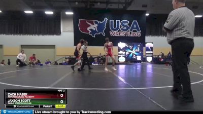 113 lbs Cons. Round 3 - Jaxson Scott, Paola Wrestling Club vs Zach Masek, MWC Wrestling Academy