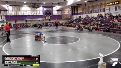 113 lbs Semifinal - Everest Leydecker, Thorobred Wrestling Club vs Brett Bates, Dominate Club Wrestling