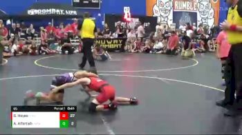 65 lbs Quarterfinals (8 Team) - Alec Alfortish, Untouchables White vs Gabriel Hayes, Combative Sports Athletic Center