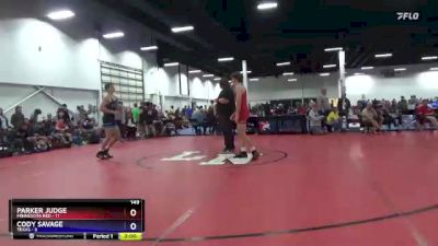 149 lbs Round 3 (8 Team) - Parker Judge, Minnesota Red vs Cody Savage, Texas