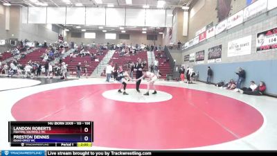 106 lbs Round 3 - Landon Roberts, Fighting Squirrels WC vs Preston Dennis, Idaho Grizz WC