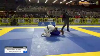 ELIZABETH KATHERINE MITROVIC vs KYLIE J. BAKER VILLICANO 2021 Pan Jiu-Jitsu IBJJF Championship