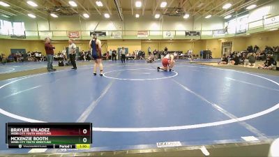 163-180 lbs Round 1 - Braylee Valadez, Webb City Youth Wrestling vs McKenzie Booth, Webb City Youth Wrestling