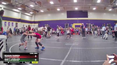 58 lbs Cons. Semi - Rhett Lovelace, Legacy Elite Wrestling vs Reagan Parrish, Legacy Elite Wrestling