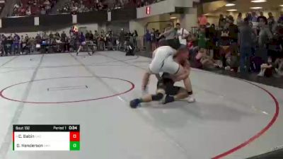 160 lbs Cons. Round 3 - Cadence Babin, Cadence vs Danny Henderson, Glendive Mat Devils