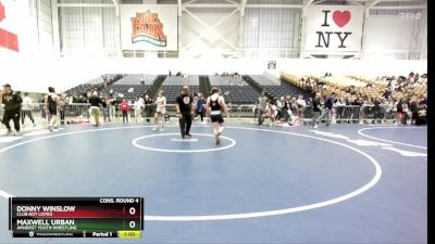 152 lbs Cons. Round 4 - Donny Winslow, Club Not Listed vs Maxwell Urban, Amherst Youth Wrestling