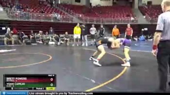 152 lbs Round 7 (8 Team) - Yoan Camejo, Blair vs Brett Powers, Beatrice