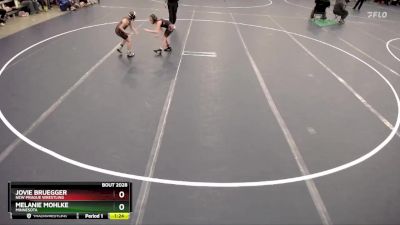 Quarterfinal - Jovie Bruegger, New Prague Wrestling vs Melanie Mohlke, Minnesota