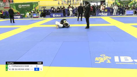 LÍVIA FERNANDES RAMOS vs KAROLINE DE OLIVEIRA VEIGA 2024 Brasileiro Jiu-Jitsu IBJJF