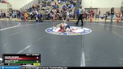 65 lbs Semifinal - Jacob Graber, Summit Wrestling Academy vs Beckett Rust, Legends Of Gold