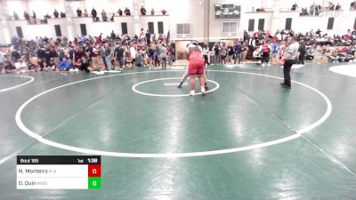 285 lbs Round Of 32 - Nile Monteiro, New Bedford vs Owen Quin, Middleborough