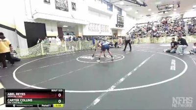 120 lbs Cons. Round 2 - Carter Collins, San Juan Hills vs Abel Reyes, Vista Del Lago