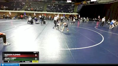 110 lbs Cons. Round 4 - Hudson Fleming, Iowa vs Adam Carey, Indee Mat Club