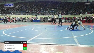 80 lbs Round Of 16 - Kaylor Jones, Norman North vs Max Madden, Sapulpa