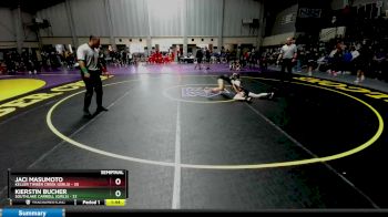 107 lbs 2nd Wrestleback And Semi-finals(16 Team) - Jaci Masumoto, Keller Timber Creek (Girls) vs Kierstin Bucher, Southlake Carroll (Girls)