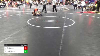 70 lbs Consi Of 16 #1 - Matthew Bly, Wilkes Barre vs Sammy Yerty, Altoona