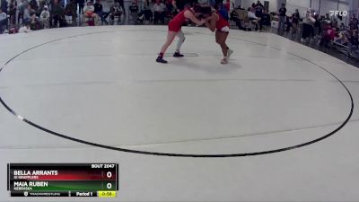 133 lbs Cons. Round 2 - Maia Ruben, Nebraska vs Bella Arrants, GI Grapplers