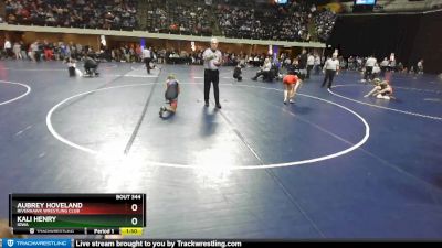 95 lbs Round 4 - Kali Henry, Iowa vs Aubrey Hoveland, Riverhawk Wrestling Club