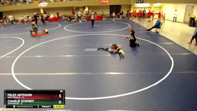 56 lbs Round 2 (4 Team) - Charlie Schmidt, Zimmerman vs Miles Artmann, New Prague