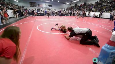 46 lbs Semifinal - Norah Winkle, R.A.W. vs Oakley Anno, HURRICANE WRESTLING ACADEMY