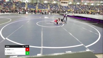 80 lbs Round Of 16 - Eban Etter, North Fork vs Dublin Scholz, Bennett Wrestling Club