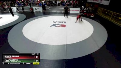 85 lbs Cons. Semi - Bishop Rening, California vs Maa Tautoto, Hawkeye Wrestling Club