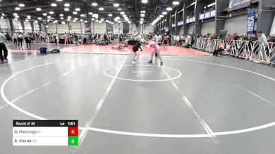 152 lbs Round Of 32 - Aubrey Hastings, RI vs Abrianna Risner, NC