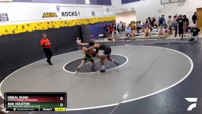 150 lbs Cons. Semi - Boe Houston, Mat Monsters Wrestling Club vs Isreal Dunn, Canyon Springs Highschool