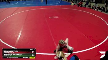 115 lbs Placement (4 Team) - Bronson Brockman, Hastings vs Keagan McCuen, Worthington