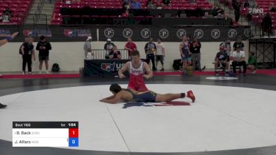 72 kg Rnd Of 16 - Brett Back, Dubuque RTC vs Julius Alfaro, Mission Wrestling Club