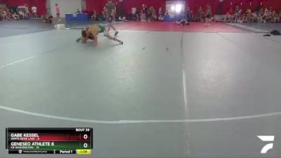 132 lbs Placement Matches (16 Team) - Geneseo Athlete 6, CR Washington vs Gabe Kessel, White Bear Lake