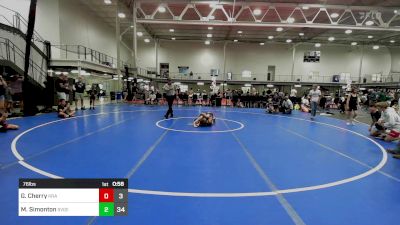 76 lbs Rr Rnd 4 - Grant Cherry, Kraken White vs Matthew Simonton, Savage Wrestling