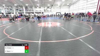 96 lbs 5th Place - Dalton Hines, THClub vs Christopher Gero, Fisheye WC