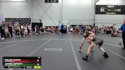 96 lbs Semis (4 Team) - Walker Martin, 84 Athletes vs Dominic Esposito, Mat Warriors Red