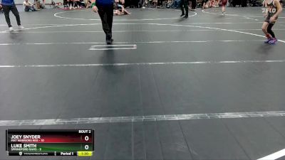 64 lbs Semis (4 Team) - Joey Snyder, Mat Warriors Red vs Luke Smith, Springford Rams