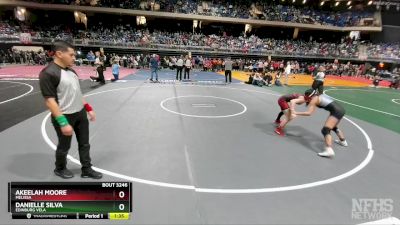 5A 114 lbs Semifinal - Danielle Silva, Edinburg Vela vs Akeelah Moore, Melissa