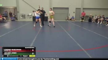 180 lbs Quarterfinals (8 Team) - Lyndsey Buechman, Kansas vs Archer Jones, Arkansas